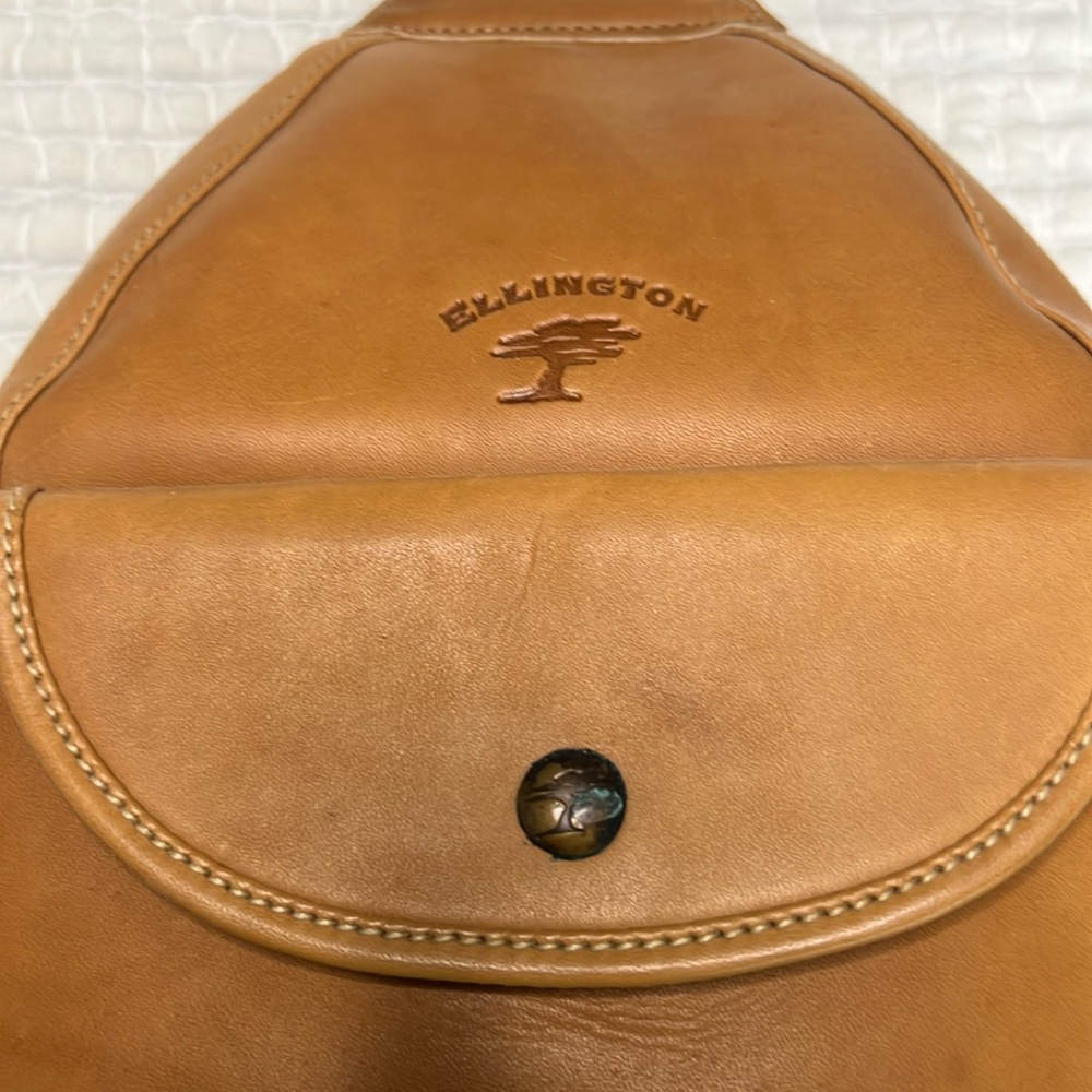 Ellington Tan Sling Belt Bag with Minimalist Design